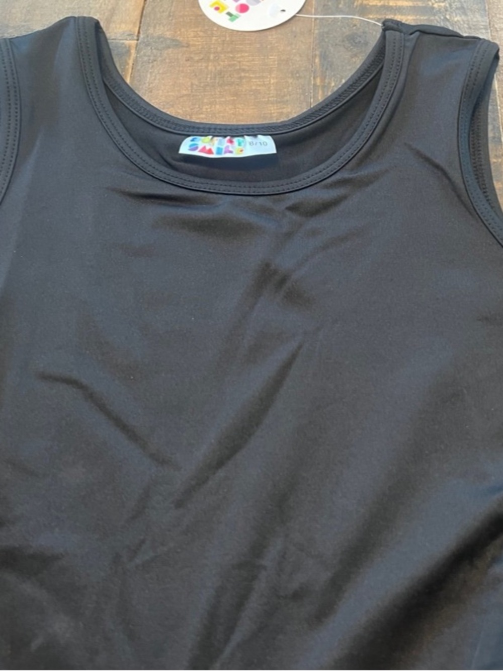 Dot Dot Smile size 8/10 girls black tank twirl dress New - Picture 4 of 4